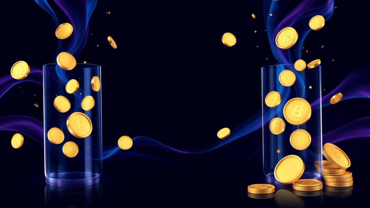 Three STRONG 8K reseller credit packages represented as glowing glass tiers on a dark navy background